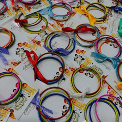 Customized Mattle Bangle cards .